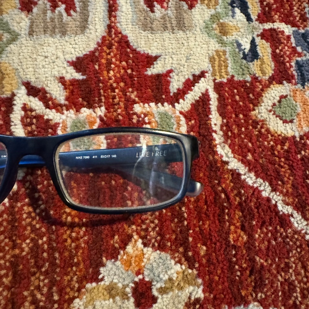Nike Eyeglasses Prescription Unisex Blue Frames - Picture 2 of 6